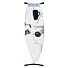 Brabantia Ironing Board with Black Silicone Heat Pad, Size D, 135 x 45cm, 35mm Black Frame, Breakfast Cover