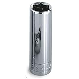 SK Hand Tool 8406 6 Point 6mm Drive Deep Socket, 3/8-Inch, Chrome [並行輸入品]