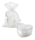 Kate Aspen Heartlights' Frosted Glass Heart Candles - Set of 4
