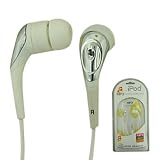 Premium MP3 Stereo Headset/ Hands-free for iPod Nano/ Mini/ Photo/ Classic/ Shuffle/ Video/ Touch 30G/ 40/ 60G/ 80G/ 160G and Other MP3 player - White Color