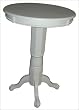 Boraam 71442 Florence Pedestal Pub Table - White