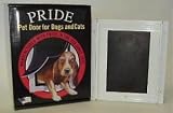 PRIDE PET DOOR DELUXE LARGE WHITE 11.5X16.875