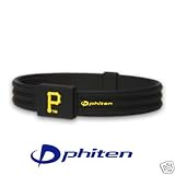 Phiten MLB Authentic Bracelet, Pittsburgh Pirates, Large (7.5 Inches)