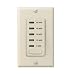 Intermatic EI205LA5/15/30/45/60 Minute Electronic In-Wall Countdown Auto-Off Timer, Light Almond