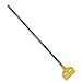 Rubbermaid FGH14600BL00 60" Invader Wet Mop Handle - 1" Headbands, Plastic, Yellow/Blue