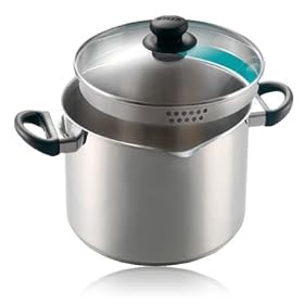 Pyrex Stainless Steel Stockpot                    22cm