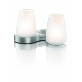 Philips 69110/60/48 Imageo LED Rechargeable Table Lights with Charging Plate, White: Home Improvement