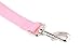 Pink Dog Leash | 3 Pack Bundle | Soft Padded Handle and Stainless Steel Swivel Clip, 5 Ft X 1 In, for Medium to Large Dogs | LED Dog Collar Blinker Light | Collapsible Pet Travel Bowl