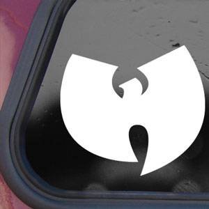 WU TANG CLAN White Decal Sticker Wall Laptop Notebook Die-cut White Decal Sticker