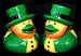 Set of 2 Irish Saint Patrick's Day Rubber Ducks