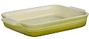 Le Creuset Stoneware Rectangular Dish, Olive, 32 cm