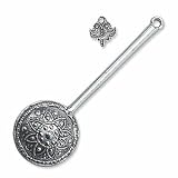 Tin Woodsman COFFEE SCOOP floral PEWTER Kitchen NEW