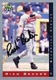 Rich Becker, Nashville Xpress - Twins Affiliate Autographed Card