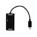MHL HDTV Adapter For Smartphones and Tablets Micro USB to HDMI 1080p with Remote Control Included for HTC One Max S X XL X+ Butterfly Butterfly S Droid DNA EVO 4G LTE Raider Velocity Vivid Rezound Amaze 4G Sensation XE Jetstream Sensation 4G EVO View 4G EVO 3D Sensation Flyer J ISW13HT