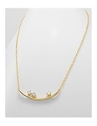 CZ Necklace In 92.5 Sterling Silver