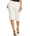 AGB Striped Cuffed Wide-Waistband Shorts