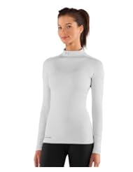 Sports: Under Armour Womens ColdGear? Fitted Long Sleeve Mock Small White - Under Armour
