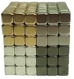 Magnicube Magnet Cubes Quattro Edition {Nickel, Black, Gold, Silver} 216 Piece Magnetic Puzzle (Tin Gift Set)