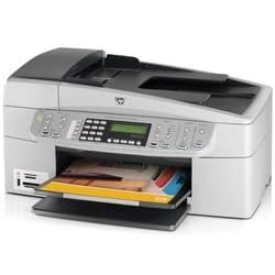 HP Officejet 6310 All-in-One - Multifunction ( fax / copier / printer / scanner ) - color - ink-jet - copying (up to): 30 ppm (mono) / 24 ppm (color) - printing (up to): 30 ppm (mono) / 24 ppm (color) - 100 sheets - 33.6 Kbps - Hi-Speed USB, 10/100 Base-TX