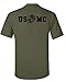 Jacted Up Tees Marine Force Recon Front and Back Men's T-Shirt SHIPS FROM OHIO USA