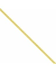 14k Gold Diamond Fascination 7in Stirrup Link Bracelet