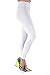 Jacqueline New York, One Size Fits All Full Length Seamless Leggings (White)