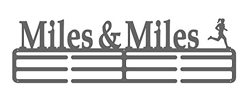 Lizatards Mile & Miles Runners Medal Hanger Display for Females