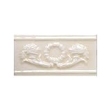 Adex USA Hampton Listello Renaissance 3 x 6 Bisque Ceramic Tile & Stone