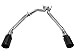 aFe Power 49-42044-B MACH Force-Xp 3" Stainless Steel DPF-Back Exhaust System with 6" Black Tips for RAM 1500