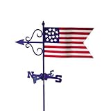 American Flag Garden Weathervane