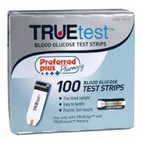 Blood Glucose True Test Strips**kpp - 100 EA