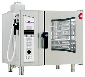 Gas Combi Oven-Natural Gas Cleveland Convotherm OGB-6.10 Gas-Fired Combi Oven Steamer Images