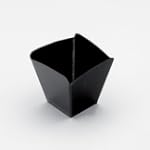 Bicchierino "Onda" Nero pz.25