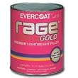 RAGE GOLD FILLER GL EVERCOAT Includes Large Blue Hardener