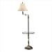 All Products : Pacific Coast Lighting 85-3761-7H Essentials Buckingham Glass Tray Floor Lamp in Cima Gold