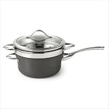 Compare Prices of calphalon steamer-Contemporary Nonstick 4.5 Quart Sauce Pan with Steamer Insert and Lid On Sale