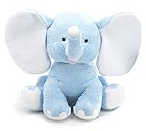 Large 13" Blue Elephant Plush Stuffed Animal Toy