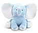 Large 13" Blue Elephant Plush Stuffed Animal Toy