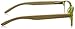 Peepers Bravo Bamboo Wayfarer Reading Glasses,Green,+1.75