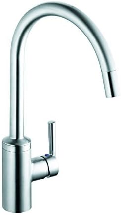 Kludi Steel 38851F660 Single-Lever Basin Mixer Tap Brushed by KLUDI Steel