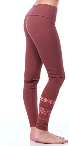 Organic Irezumi Japanese Paper Legging-PP Sienna Brown-Extra Small (XS)
