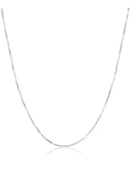 18k Gold .75mm D-Cut Box Chain Necklace