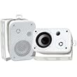 Pyle Home PDWR30W 3.5-Inch Indoor/Outdoor Waterproof Speakers (White)