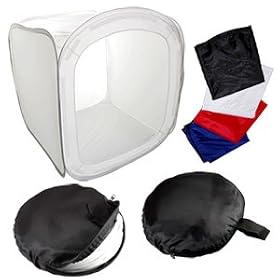 Photo Studio 32" Light Tent Cube Soft Box Softbox 80cm w/4 backgdrop