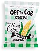 Sweet Corn Sea Salt Chips, Non GMO, All Natural 1 Oz - 6 Pack