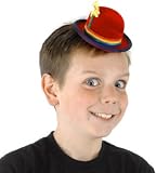Child's Mini Clown Bowler Costume Hat