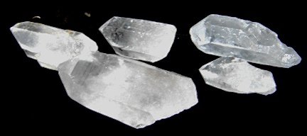 Large Quartz Crystal Points 4-5 Inches 2 Pounds Metaphysical Healing Stones