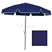 California Umbrella 7-1/2-Feet Aluminum Push Tilt Patio Style Umbrella, Navy Blue