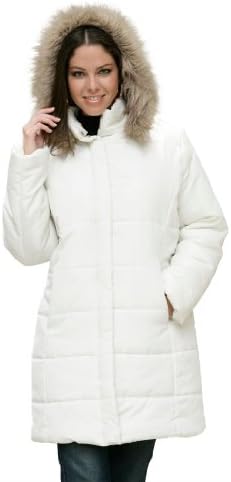 Women's Plus Size Quilted Short Parka