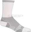 DeFeet LeviTator-Lite HiTop Sock: White/Gray; LG